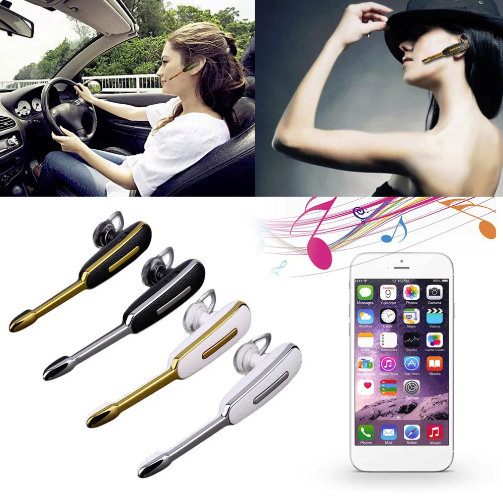 Беспроводные наушники для спорта, бега Bluetooth гарнитура с микрофоном ушные крючки гарнитура для Xiaomi samsung iphone huawei