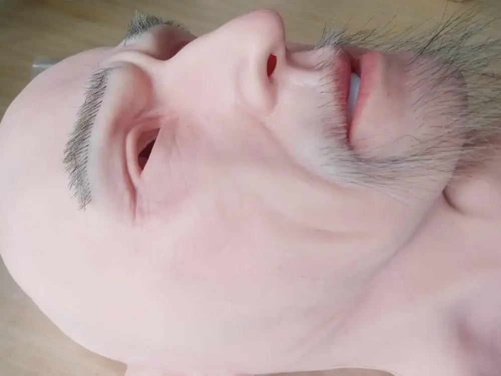Charls маска для лица реалистичный мягкий силиконовый мужской маскарада на