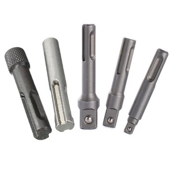 

5pcs SDS Screwdriver Bits Adpater Set 1/4inches 3/8inches 1/2inches VSDS Plus Hex Shank Chuck Adapter Socket Driver Drill Bit