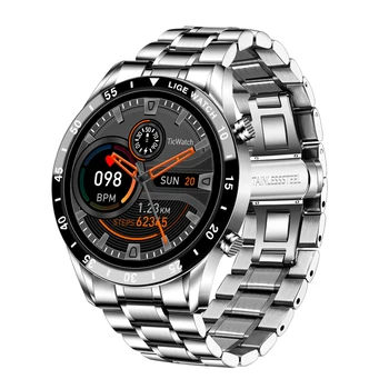 LIGE 2021 New Business Smart Watch Bluetooth Call Smartwatch Men Women Waterproof Sport Fitness Bracelet For IOS Android Honor