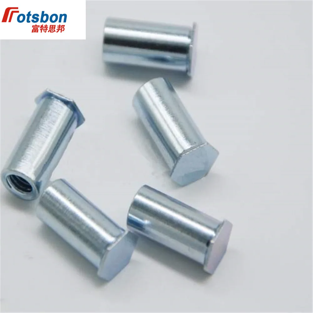 

BSO4-M3-6 Blind Hole Threaded Standoffs Self Clinching Feigned Crimped Standoff Server Cabinet Sheet Metal Spacer PCB Rivet Nut