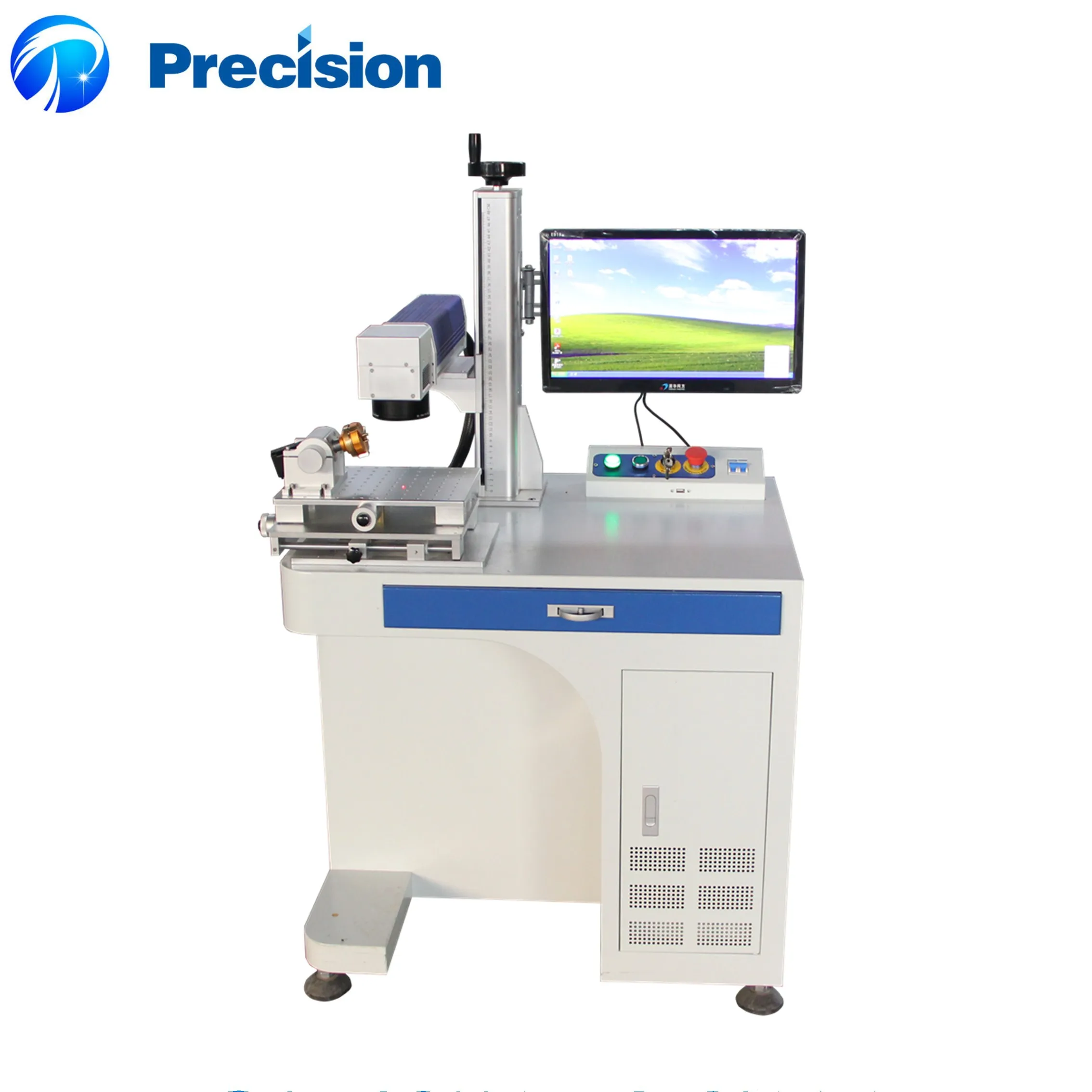 

High precision desktop fiber metal laser marking machine price