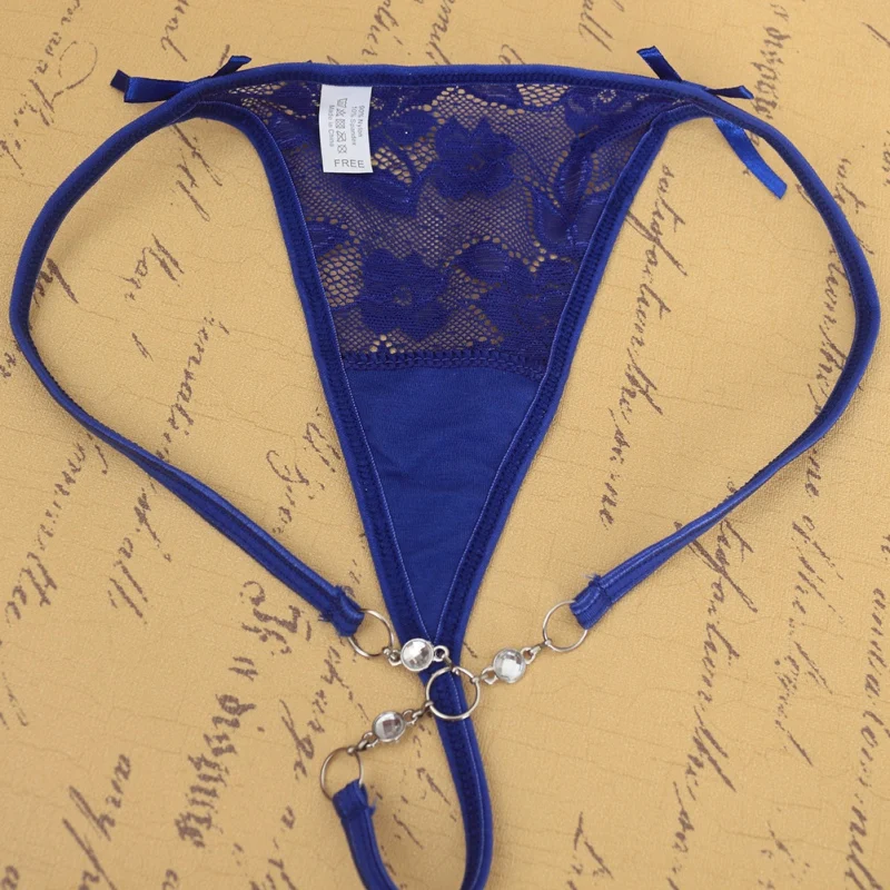 Lady Fun Panties New Temptation Perspective Thong Panties Female Low Waist Sexy Beautiful Buttocks G-String