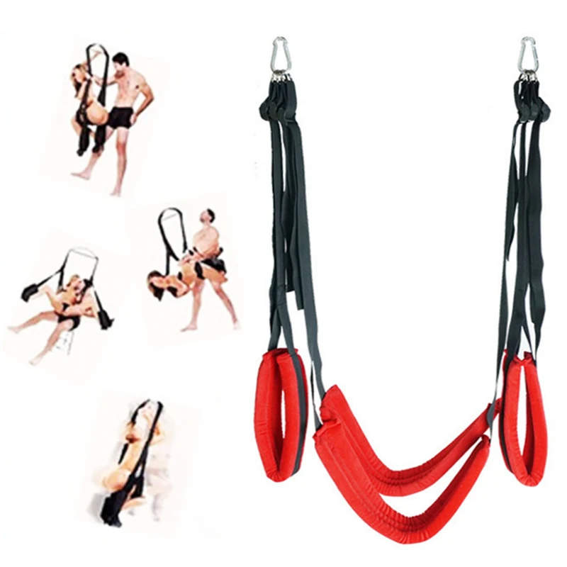 Sex Swing Fetish Bandage Restraints Soft Material Furniture Adult Game Hanging Door Erotic Toys for Couples | Красота и здоровье