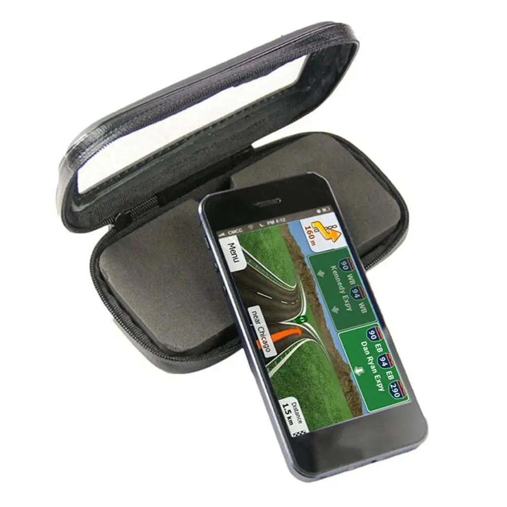 Чехол для gps-навигатора, держатель для стойки, универсальный портативный водонепроницаемый уличный транспорт, мотоцикл, велосипед, мобильный телефон