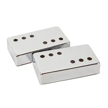 

2PCS 3 Holes Metal Guitar Neck Pickup Cover Nickel Plated Humbucker Covers