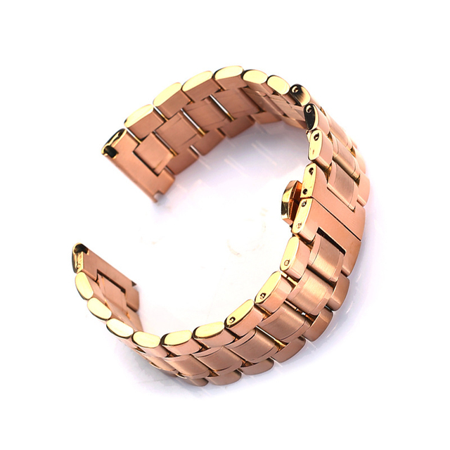 20mm Watch Strap For Samsung Galaxy Watch 3 41mm 45mm Active 2 Stainless Steel Band Bracelet For Huawei Watch 3 Pro GT 2 46