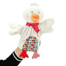 Мультяшные милые животные плюшевые игрушки ручной Куклы Обезьяна и лягушка фигурка утки плюшевые игрушки PP Хлопок ручная кукла 25*24 см детские игрушки