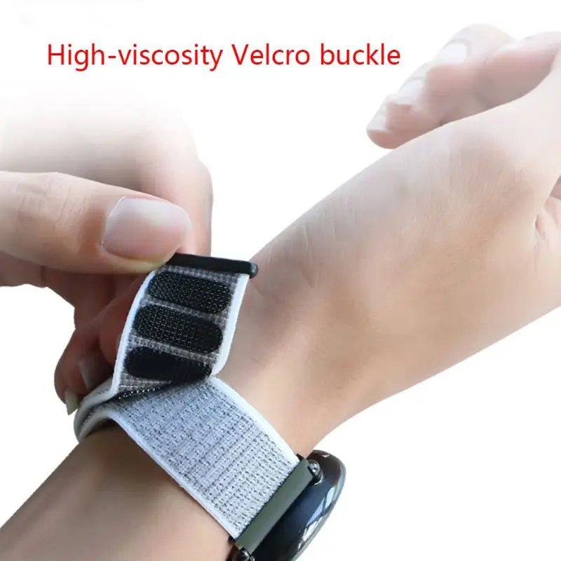 Wear-resistant Nylon Watch Band Wrist Strap Bracelet Replacement for Huami Amazfit Smart Watch 2 Accessories