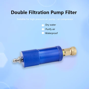 

PCP Paintball Airforce 300bar 4500psi Hand Pump Filter M10x1 Water-Oil Separator Air Filtering 50cm Pressure Hose Quick Couplers