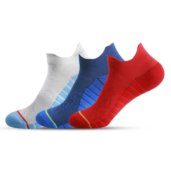 

Men and Women Sports Running Socks Thick Cotton Basketball Socks Badminton Tennis Marathon Socks Breathable