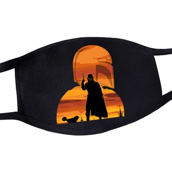 

Fashion Face Mask Darth Vader Printed Unisex Reusable Washable Anti Dust Mask Funny Cartoon Windproof Protective Mask