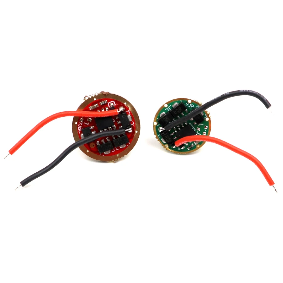 17mm 20mm 8x7135 çip 4 grup modları 2800mA sürücü devre kartı L2 T6 U2 XPL LED 18650 el feneri düşük voltaj koruması ile