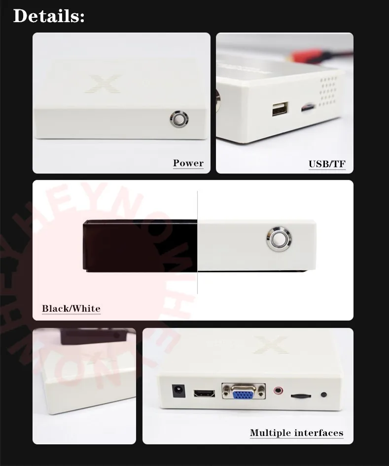 HEYNOW Pandora Box Мини аркадная консоль для видеоигр выход HDMI 3160 игр Коробка С