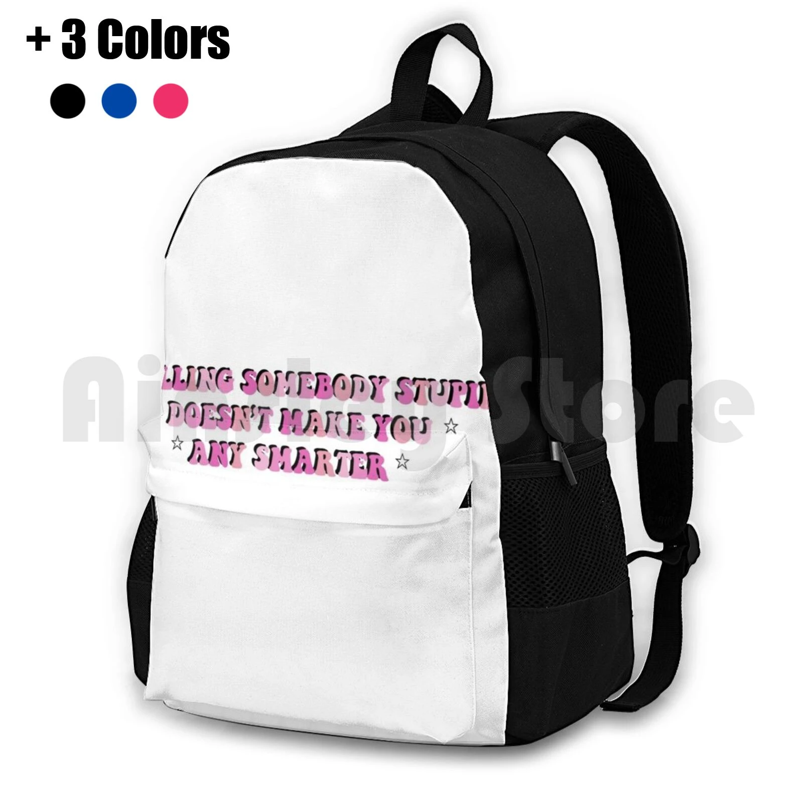 Mean Girl mochila impermeable para senderismo al aire libre, morral viaje para acampada, Chicas rosa, fucsia, Lollipop, frases de estrellas, películas|Mochilas| AliExpress