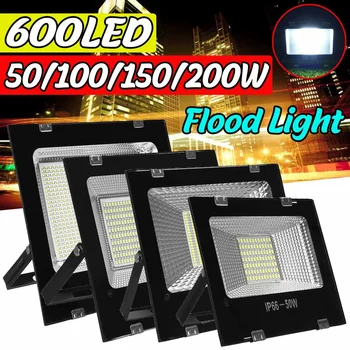 

50/100/150/200W LED Flood Light Outdoor Lighting IP66 Waterproof Garden Light Security Lamp Projector Reflector lamp Floodlight