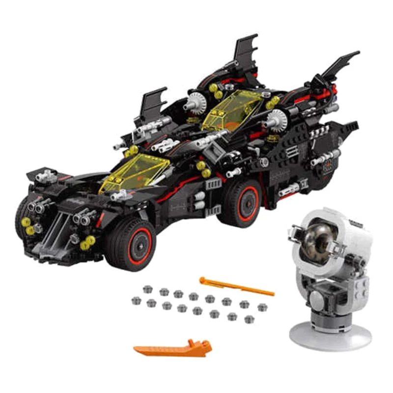 

70917 Ultimate Batman Car Super Heroes Batman Model Building Blocks 1504 Piece Bricks Boy Birthday Gift Kids Toys For Children