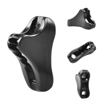 

favorateCamping Tent Fastener Wind Rope Adjuster Tools Buckle Small Plastic Anti-slip Triangle Fastener Cord Stopper Tools