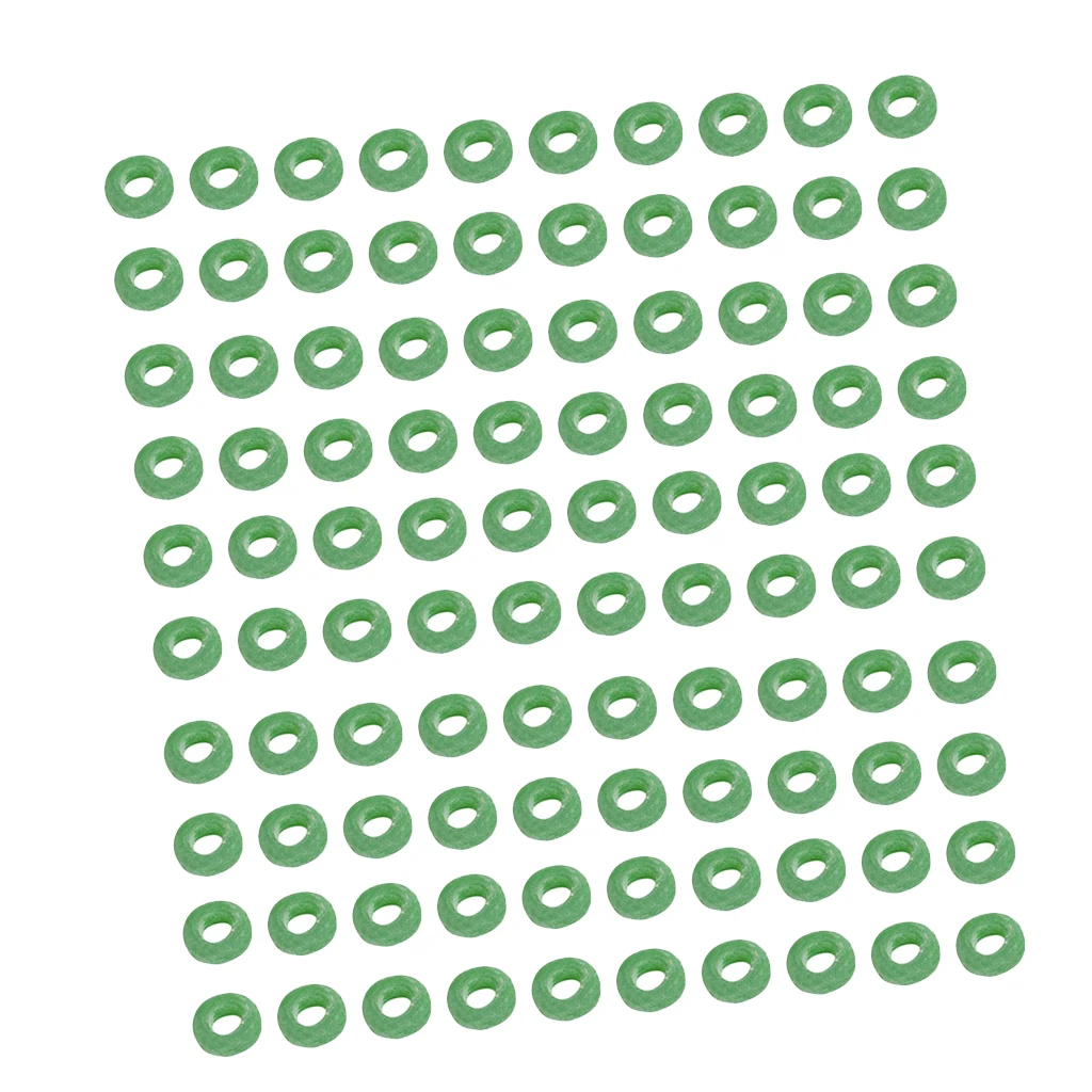 Castrating Bands Elastrator Rings 100Pcs Green Donut Calves Goats Sheep Lamb