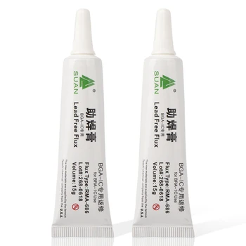 JCD solder paste Original AMTECH RMA-686 No-clean soldering flux for BGA SMT Rework Advanced lead free oli flux for solder 10cc 1pc 50g tin paste lead soldering aid accessories solder paste soldering fulx for bga rework