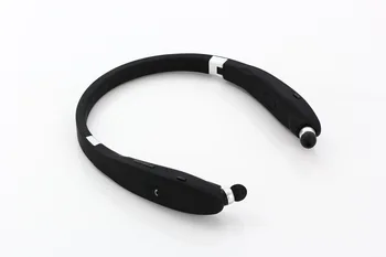 

THE High Quality Foldable Neckband Headset Bluetooth Wireless Headphone sport earphone HIFI for iphone and android