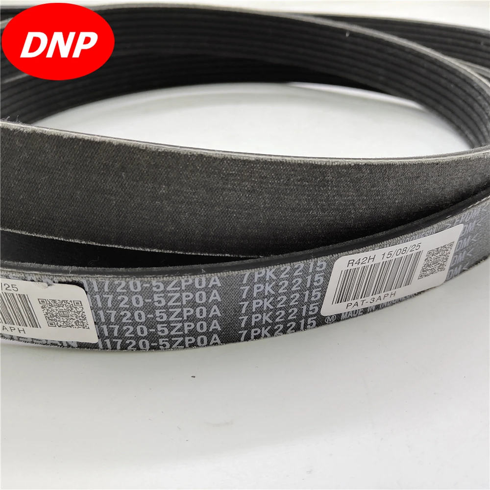 DNP Belt-fan alternator fit for Nissan 11720－5ZP0A 7PK2215