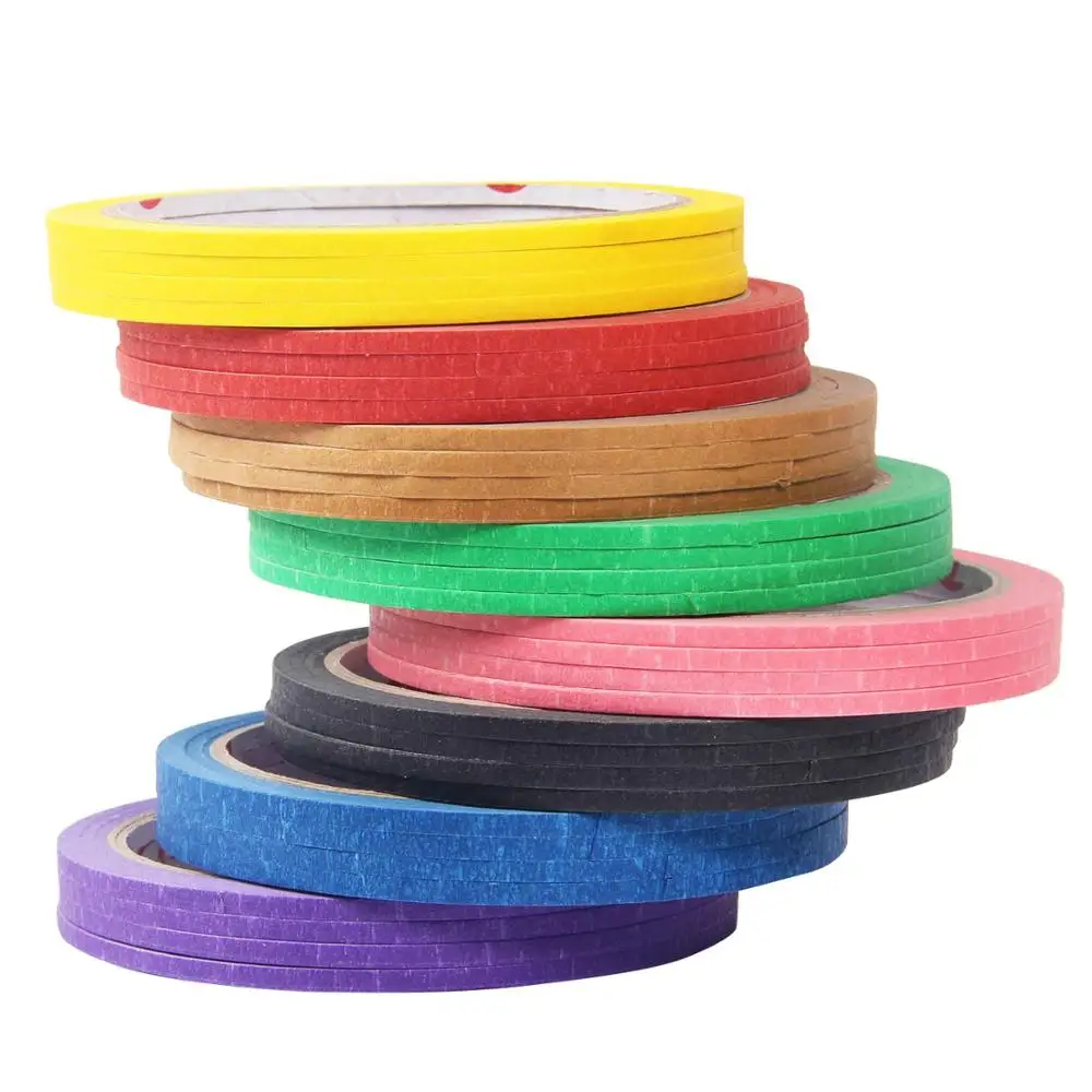 12 Rolls 3MM Wide Whiteboard Gridding Tape Grid Marking Tapes 20M Long