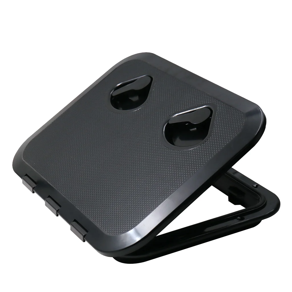 Black Inspection Access Plastic Hatch with Lid for Caravan / Boat /RV NEW Black Inspection Access Plastic Hatch with Lid for Caravan / Boat /RV NEW