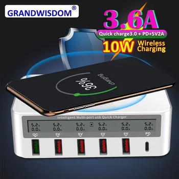 

wireless pd universal ce rohs 5v/2a fast charge quick qc for samsung for iphone Charger travel usb quick 4.0 charging phone