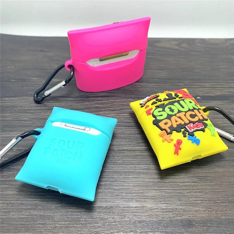 

For Airpods Pro Case,Colorful Sour Patch Case For Airpods 1/2 Case,Silicone Earphone Headphone Cover For Airpods Pro For Kids