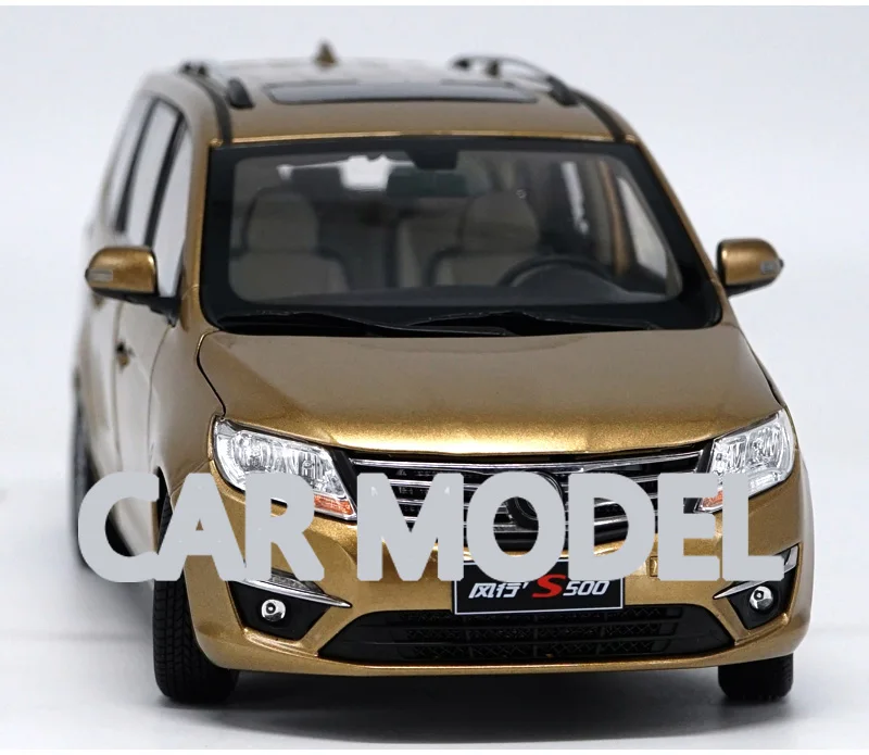 1:18 scale Alloy Toy Vehicles DONGFENG FENGXING S500 MPV Car Model Of Children's Toy Cars Original Authorized Authentic Kids Toy