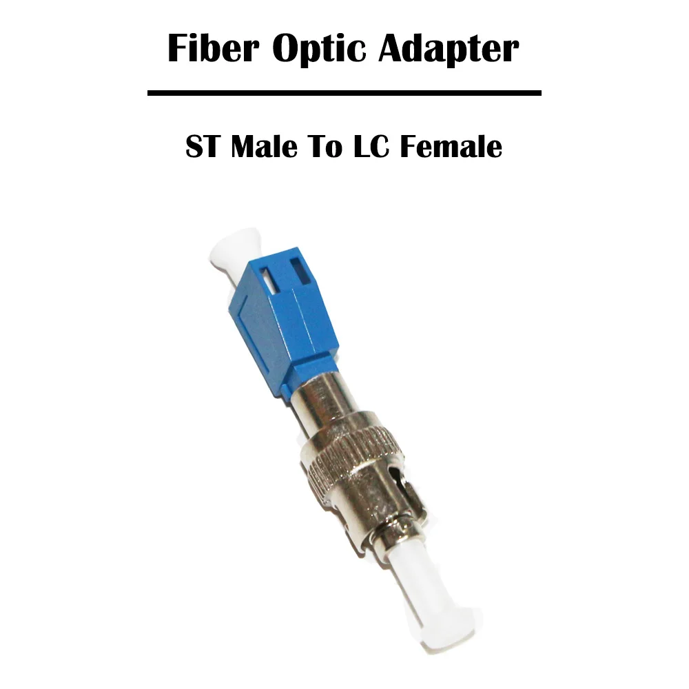 ST Male to SC Female LC FC волоконный адаптер 9/125 FTTH Simplex|Оптоволоконное оборудование| |