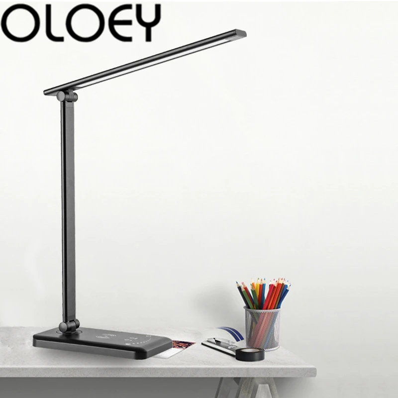 

LED reading table lamp touch charging lamp dimming color warm living room bedroom study desktop lighting 5V