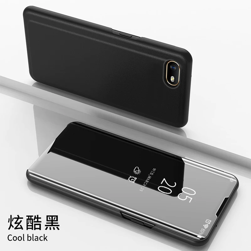 Зеркальный чехол Thouport для OPPO Realme 5 3 Pro, флип-чехол с защитой книги, пластиковый корпус+ кожаный чехол Realme 3 C2 X 5 Pro, чехол