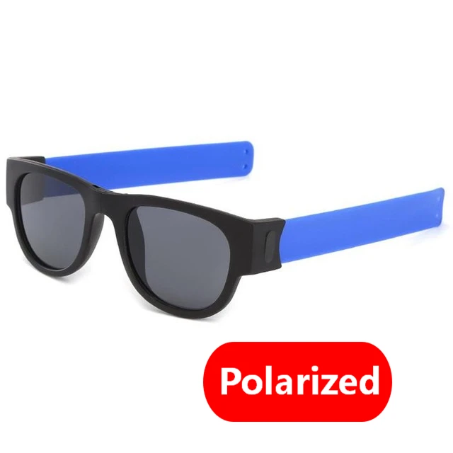 Blue Polarized Необычный браслет для мужчин поляризационный браслет дамы браслет солнцезащитные очки мотоцикл автомобиль солнцезащитные очки складные солнцезащитные очки горячая распродажа - Название цвета: Blue Polarized