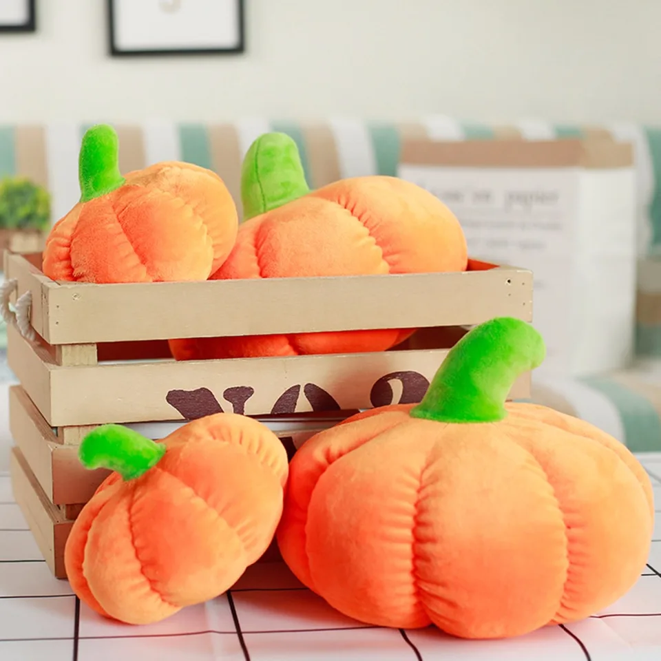 stuffed pumpkin toy