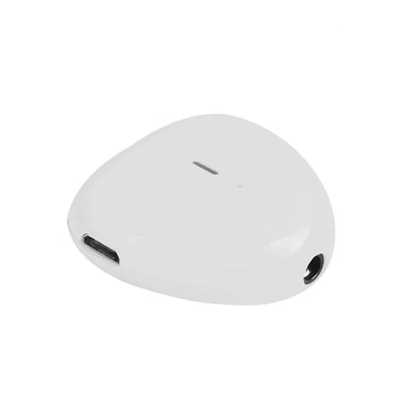 White FFYY-мини беспроводной Bluetooth аудио приемник в форме сердца, проводные наушники, аудио адаптер, беспроводной приемник воспроизведения музыки для селфи - Цвет: White