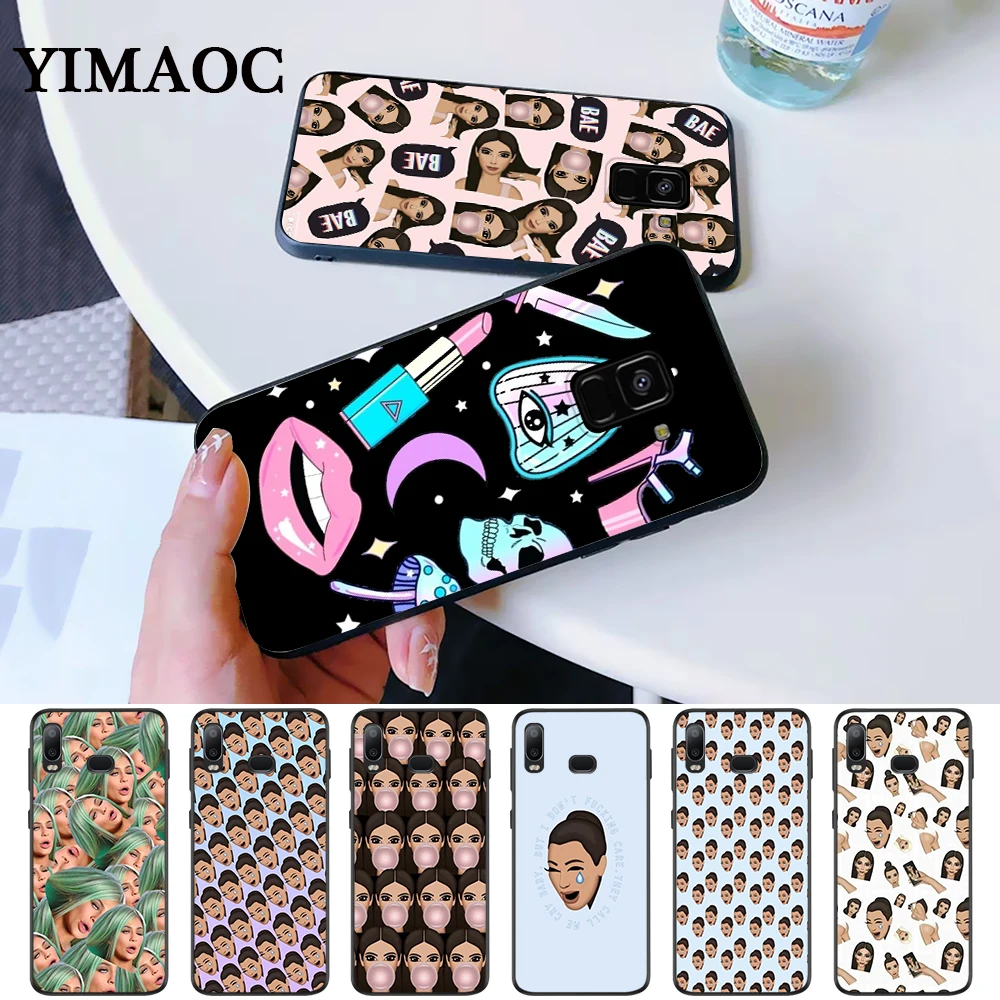 Kimoji Kim Kardashian kanye Silicone Case for Samsung A3 A5 A10S A30S A50S A6 Plus 2018 A7 A8 A9 A10 A30 A40 A50 A60 A70 J6 |