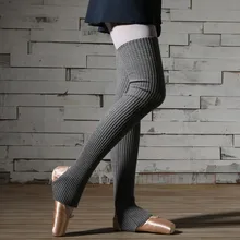 Хорошее качество Для женщин зимний теплый вязаный гетры вязанные крючком Леггинсы с голенищем «гармошкой», милые носки под сапоги