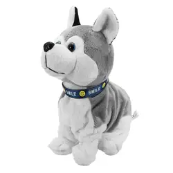 Jouet électronique interactif pour enfants, contrôle du son, Robot, chiot, animaux domestiques, Stand d'aboiement, 8 mouvements, jouets en peluche, cadeaux 