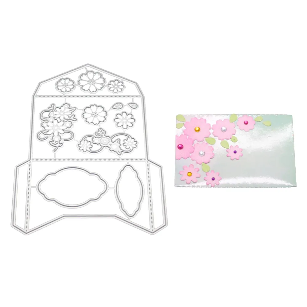 99*140MMMetal Cutting Die Invitation Stencil For DIY Scrapbooking Embossing Paper Wedding Card Die Cut Photo Album Making Craft