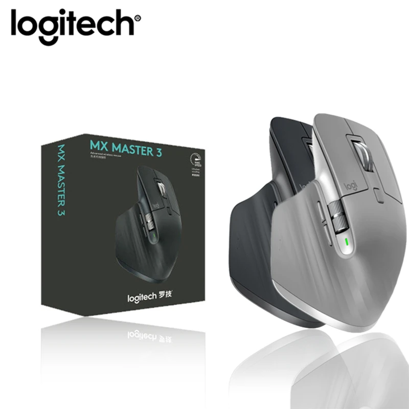 Мышь logitech MX Master3, беспроводная, Bluetooth, 2,4 ГГц, приемник, мышь, Офисная мышь, Mx master, 2 s, обновленный переключатель для подключения 3 устройств