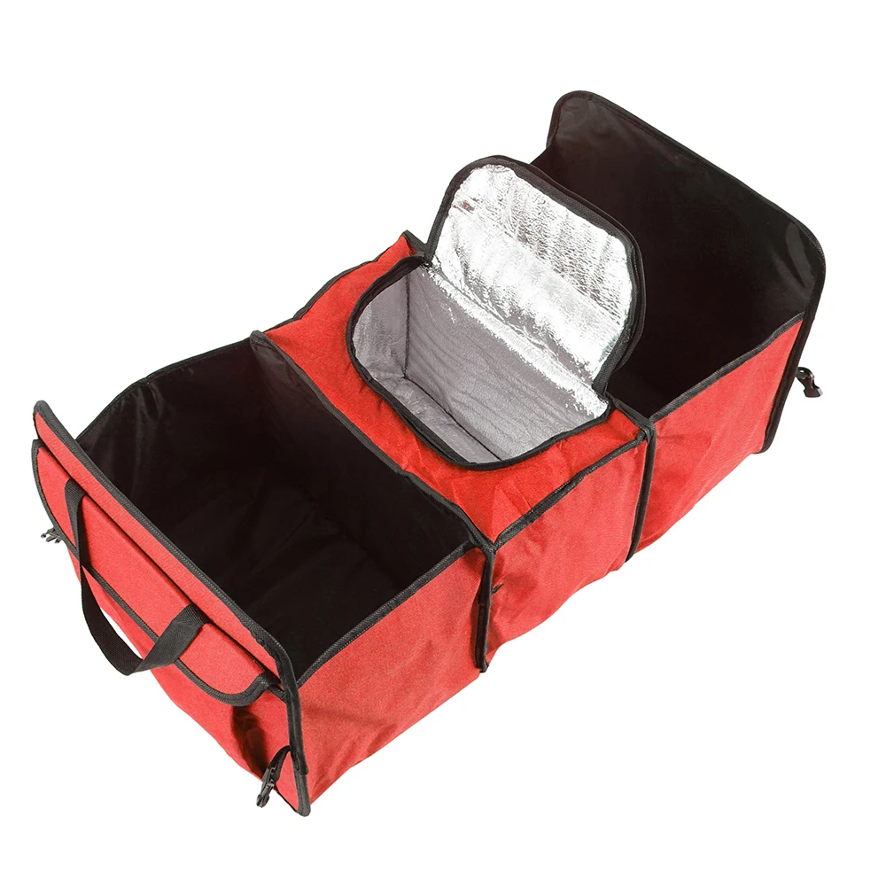 Складная Большая Автомобильная сумка-Органайзер для багажника, прочная складная коробка для хранения груза для многокарманных игрушек, стеллажей для еды