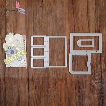 

InLoveArts Card Package Metal Cutting Dies for DIY Scrapbooking Photo Album Decorative Embossing Paper Card Crafts Die Cut 2020