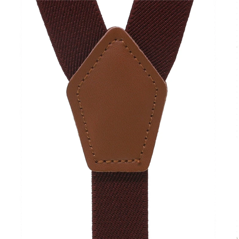 Parent-Child Style Soild Color Children/Adult Belt Baby Boys Girls Adjustable Suspenders 3 Clip-on Y-back Braces Elastic