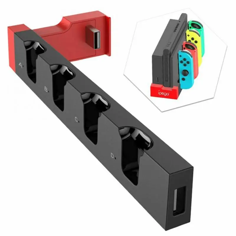 Mr NEW для nintendo Switch Joy-Con 4 порта контроллер ручка зарядное устройство зарядная док-станция переключатель зарядное устройство прочный