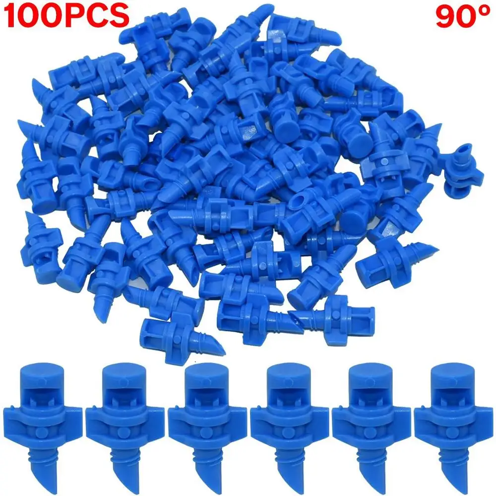 KSL01-156-90-100PCS 100 шт. 90 ° 180 ° 360 ° угол простая преломляющая насадка спринклерная головка дизайн высокое качество садовое фруктовое орошение деревьев распылитель - Цвет: KSL01-156-90-100PCS