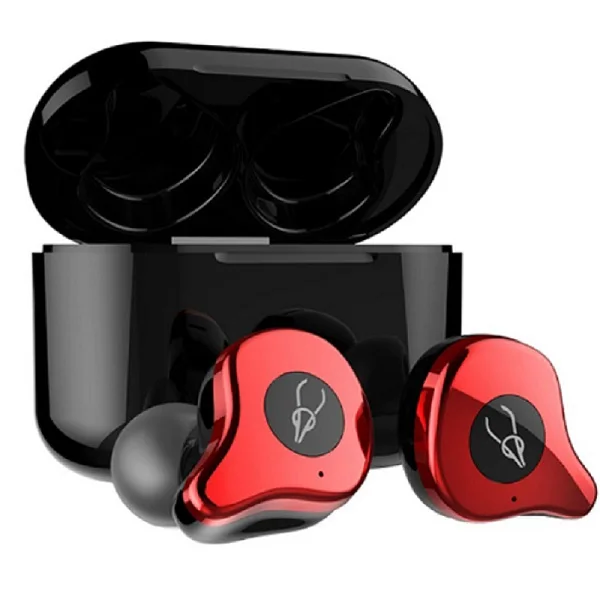 Модернизированные наушники Sabbat E12 Ultra Bluetooth 5,0 TWS HIFI спортивные наушники-вкладыши водонепроницаемые наушники Беспроводная зарядка - Цвет: Red