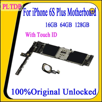 

For iPhone 6S Plus Motherboard With/No Touch ID 100% Original Unlocked Logic Boards For iPhone 6SP Logic board 16g/64g/128g