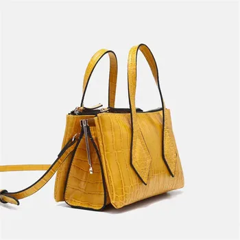 

LW0081 Spring and Summer 2020 New Bag Lady Crocodile Twisted Straddle Clamp Bag Mini-shoulder Handbag Women Bag